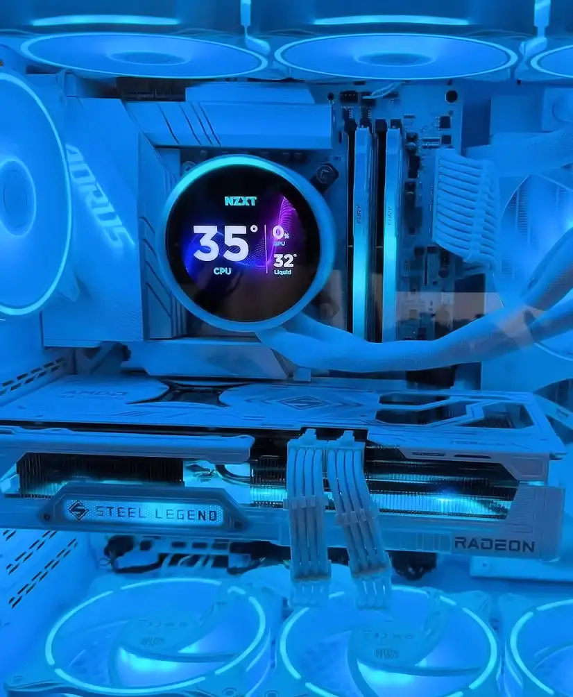 Montaje Refrigeración Líquida NZXT Gaming PC Navalafuente Montaje Refrigeración Líquida NZXT Gaming PC Navalafuente